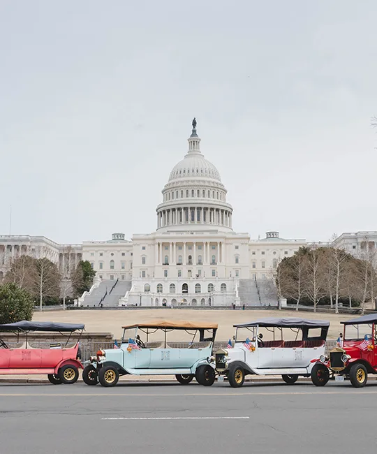 Guided Washington DC monument tour featuring Capitol and historic landmarks