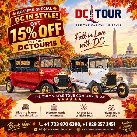 Discount on DC Monuments Tour