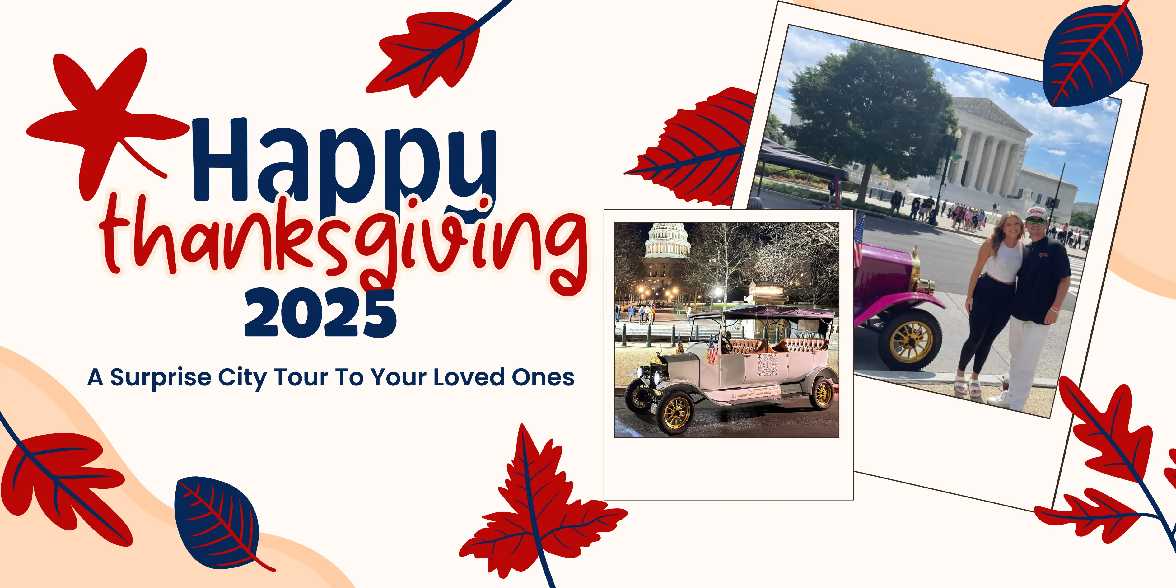 Say Happy Thanksgiving With A Surprise City Tour To Your Loved Ones