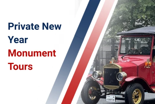 Private New Year Monument Tours with Champagne & Views