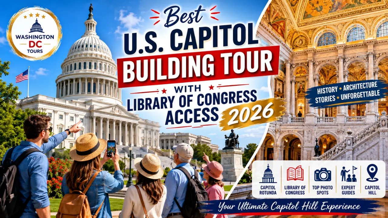 Best U.S. Capitol Building Tour With Library of Congress Access 2026
