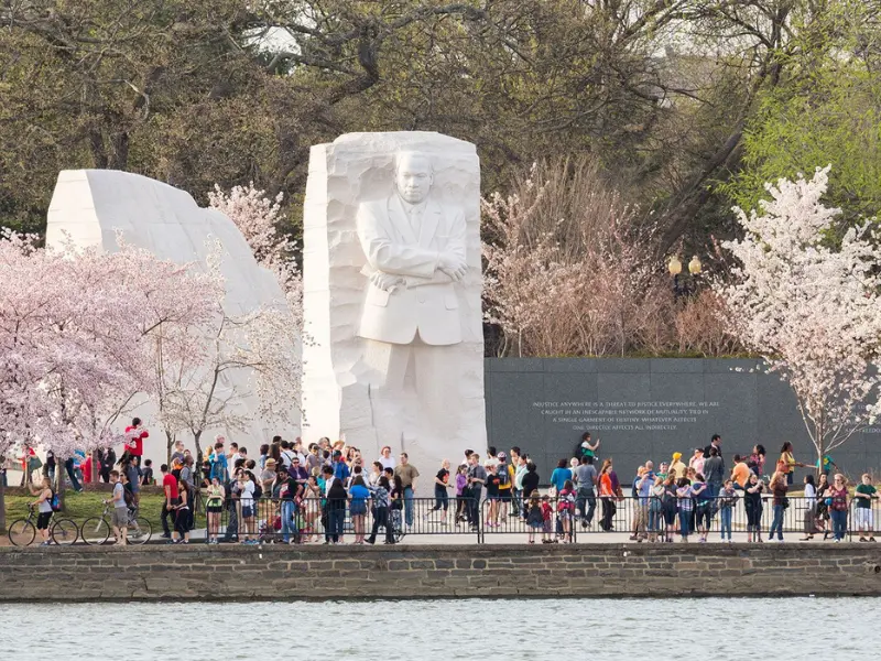 Martin Luther King Jr Memorial in Washington DC near Tidal Basin