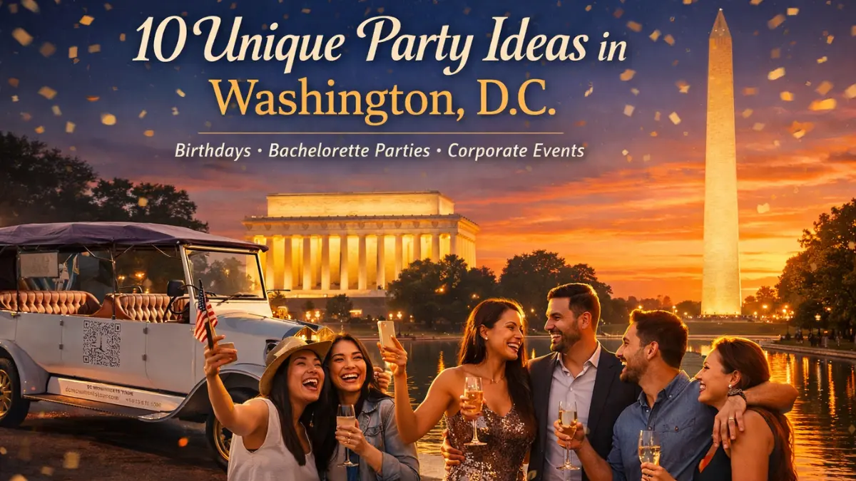 10 Unique Party Ideas in Washington, D.C. for Birthdays, Bachelorette Parties & Corporate Events