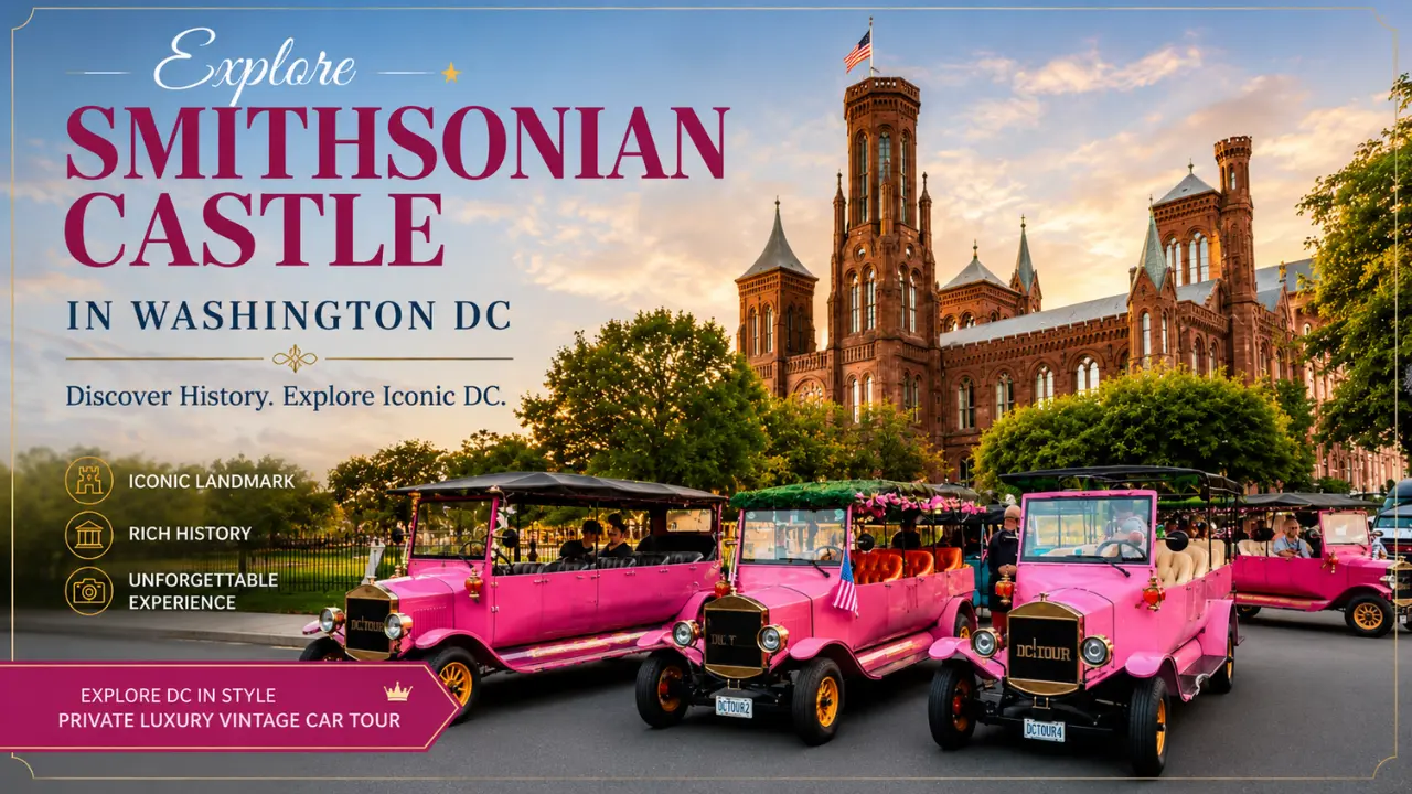 Smithsonian Castle Tour in Washington DC: Explore DC’s Iconic Red-Sandstone Landmark
