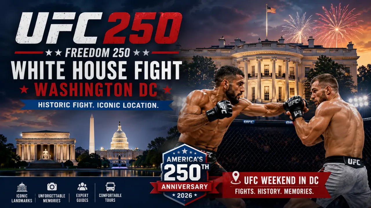 Explore UFC 250 White House Fight in Washington DC With DC Monuments Tour