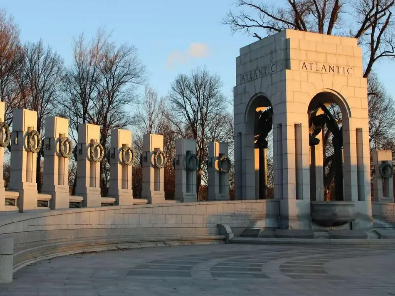 World War II Memorial on the National Mall Washington DC
