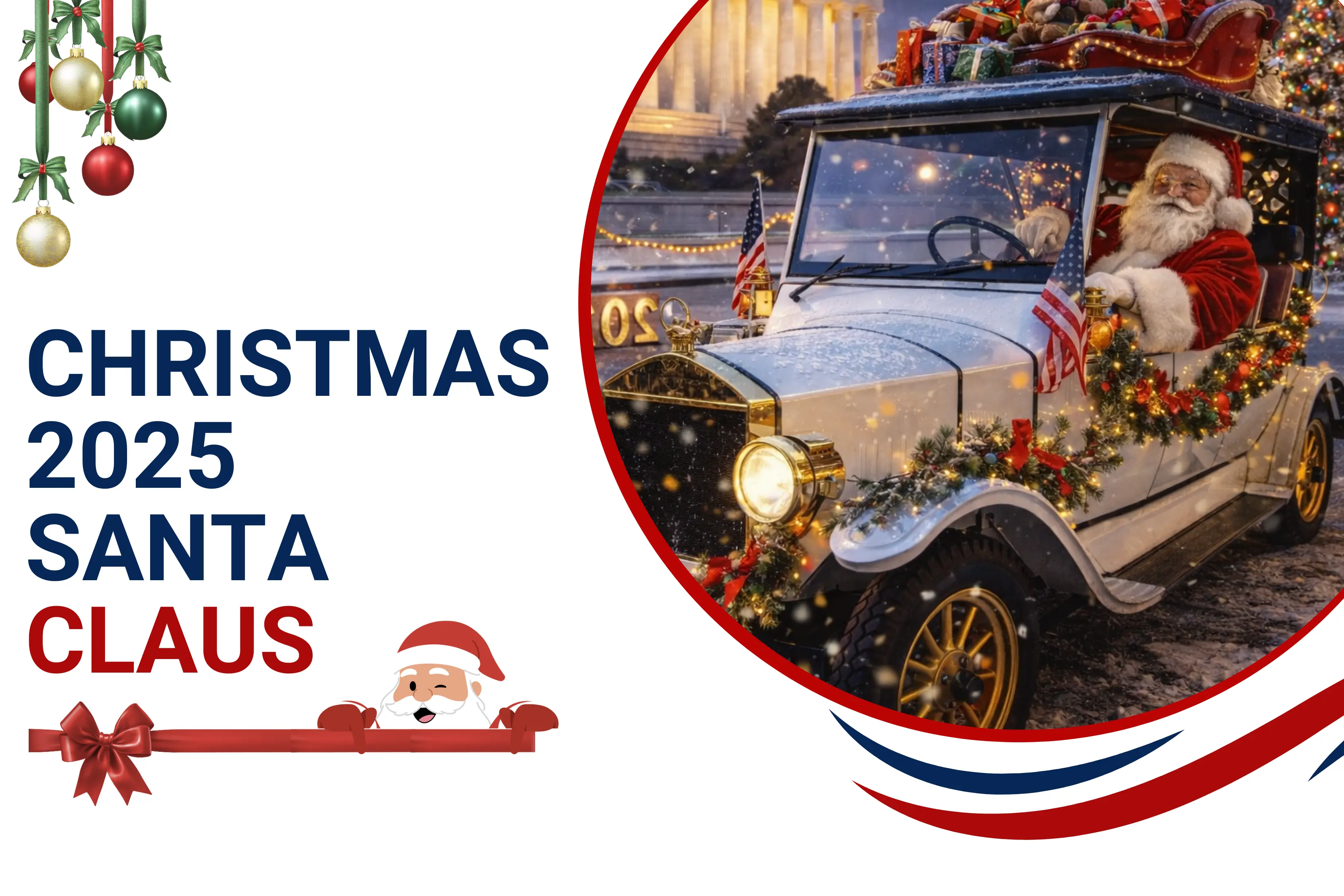 This Christmas Surprise Your Kids With A Santa Golf Cart Ride For Your Kids