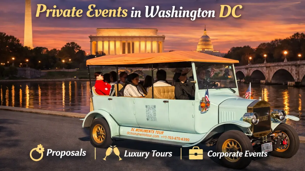 Vintage Car Tour Washington DC Private Event